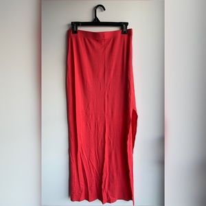FOREVER 21 Maxi-Skirt w/ Deep Leg Slit